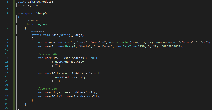 Null-conditional operator