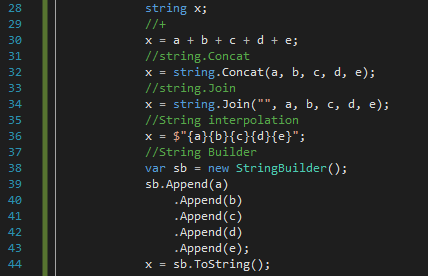 ConcatenacaoPequenosTextosCodigo